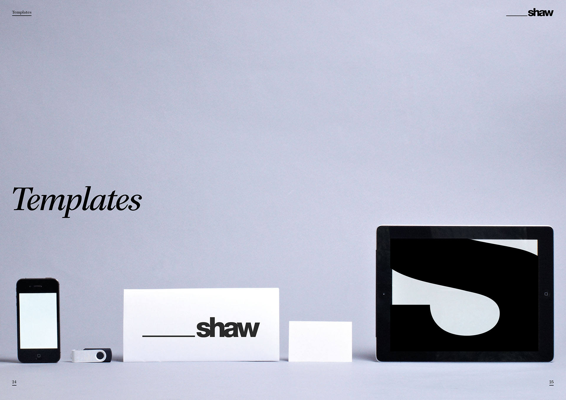 Profile, templates spread.